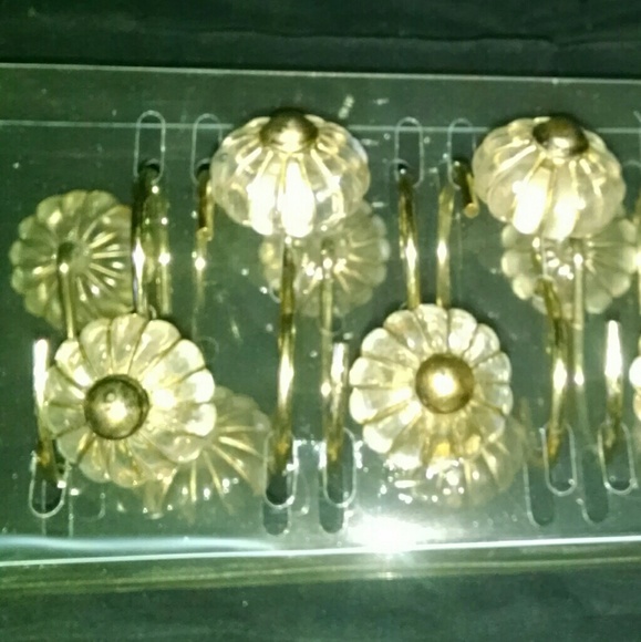 Beautiful Rare Jewel shower curtain hooks - Picture 5 of 8